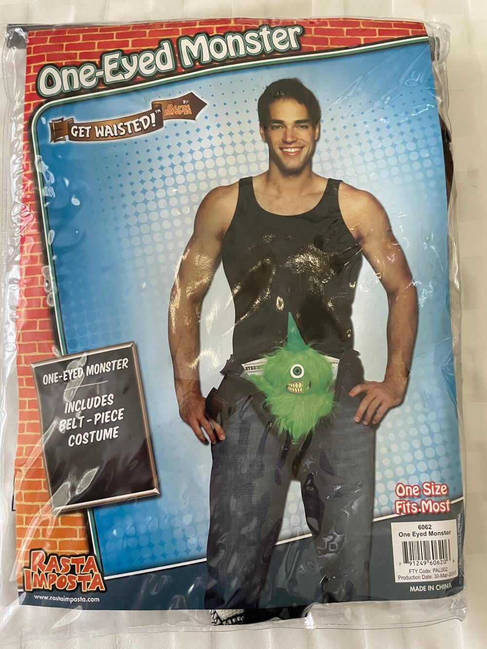 MENS ONE EYED MONSTER PARTY FUN HALLOWEEN COSTUME GC6062